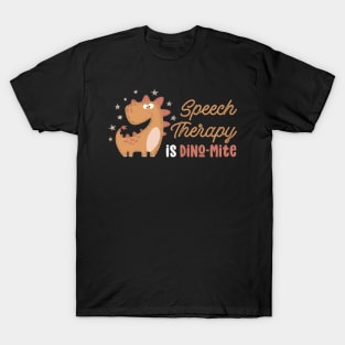 Speech TheraIs Dino-Mite Speech Language Pathologist T-Shirt